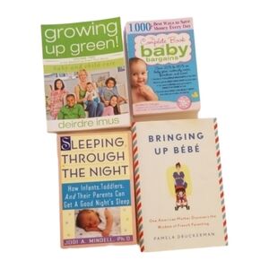 Baby Book Bundle - Set of 4 Softcover Books for Mom, Variety Pack